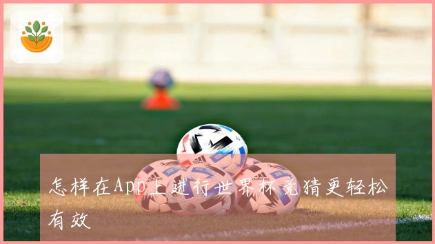 怎样在App上进行世界杯竞猜更轻松有效